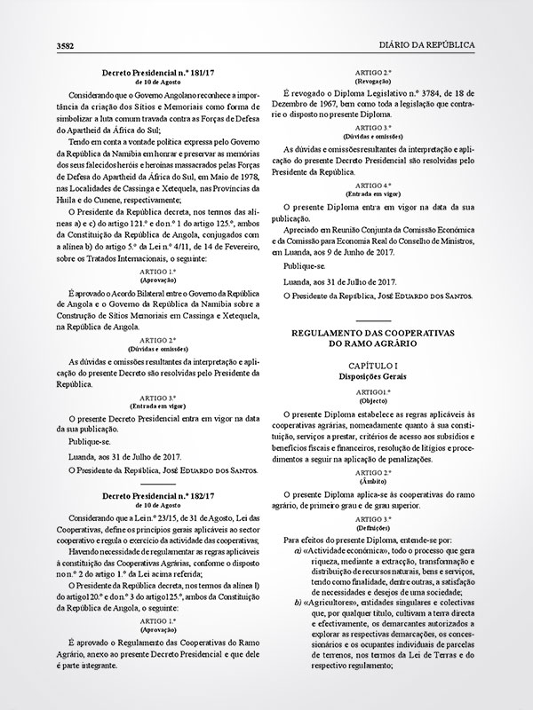 Regulamento - Cooperativas